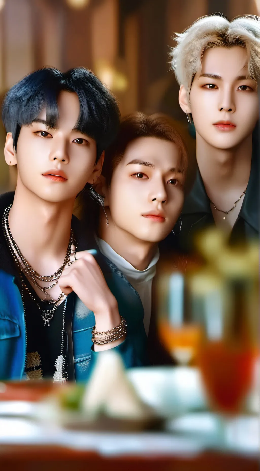ai character: skz & bts background