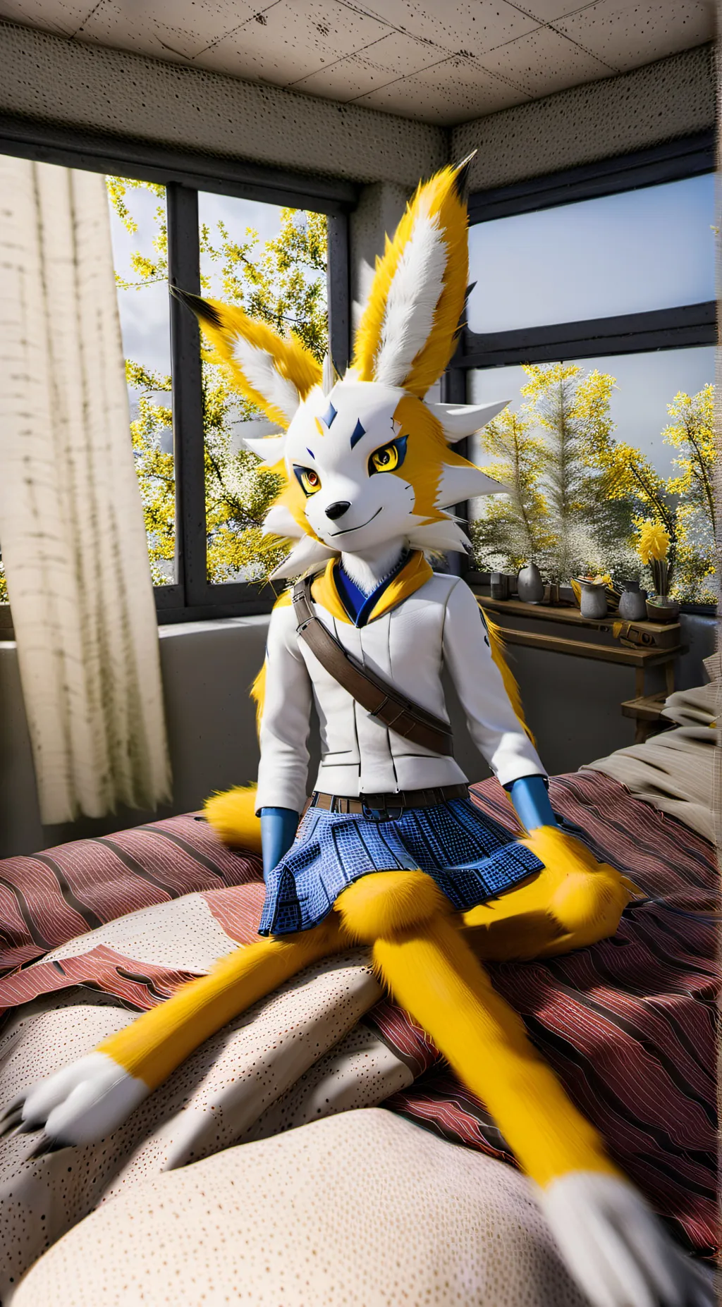 ai character: renamon background