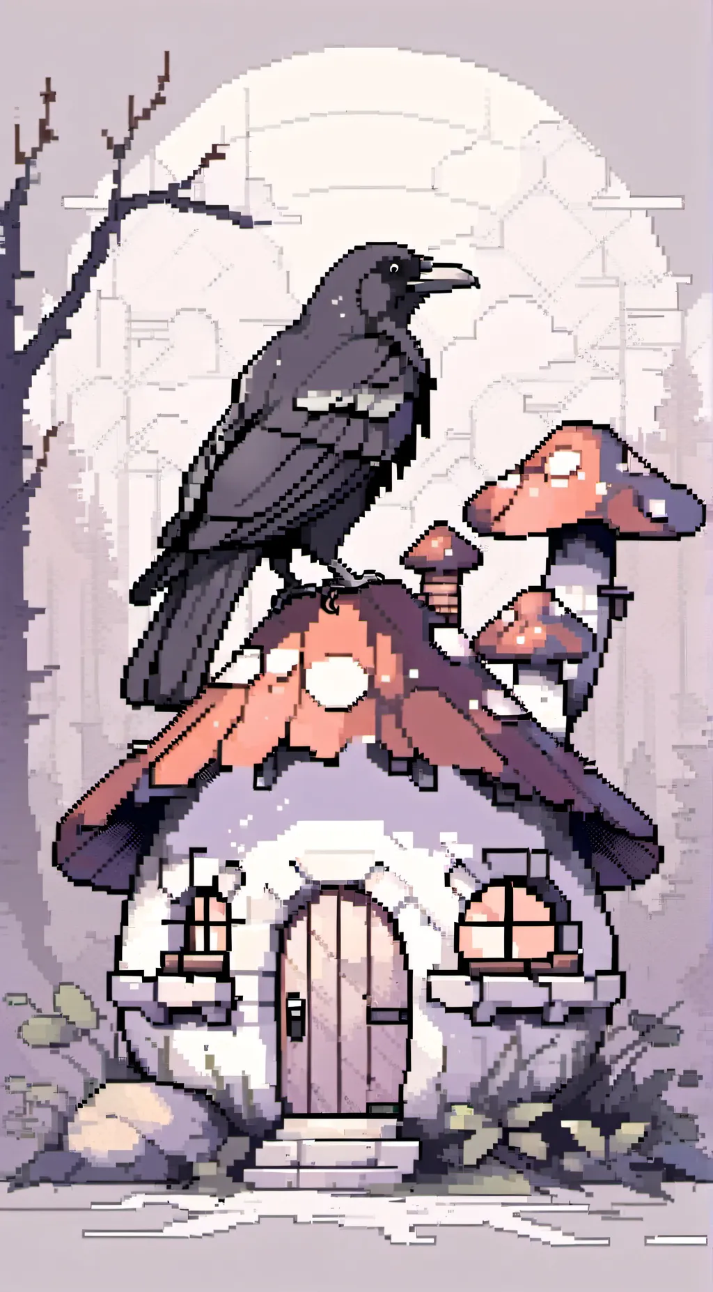 ai character: Crow background