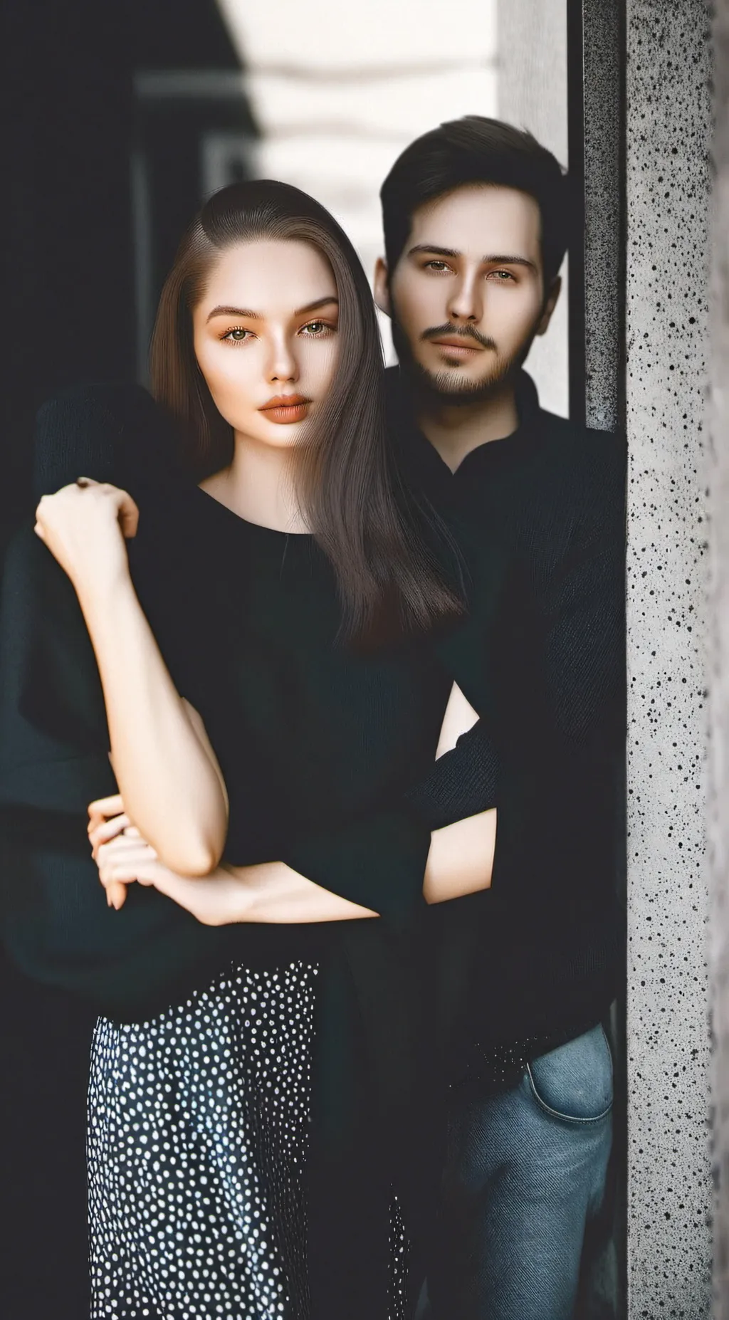 ai character: Ava and Eric background