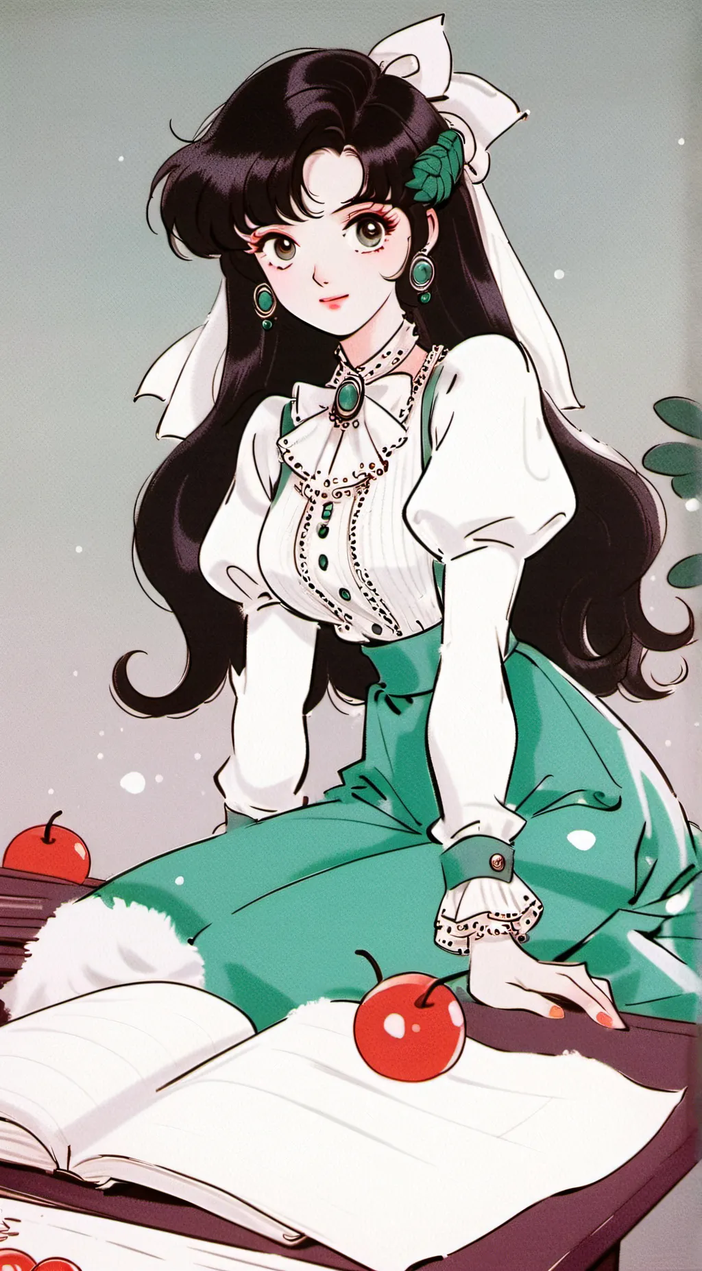 ai character: Mickey  background