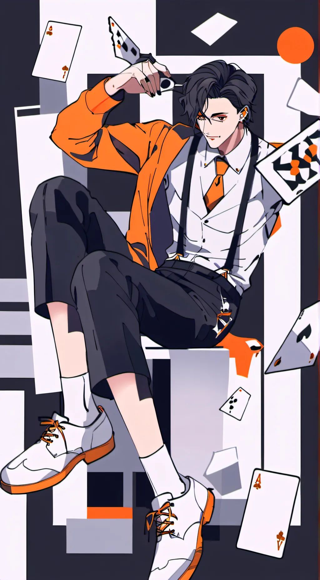 ai character: Shadow and sonic background