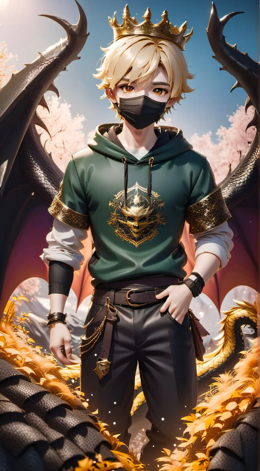 ai character: endprince dream AU background