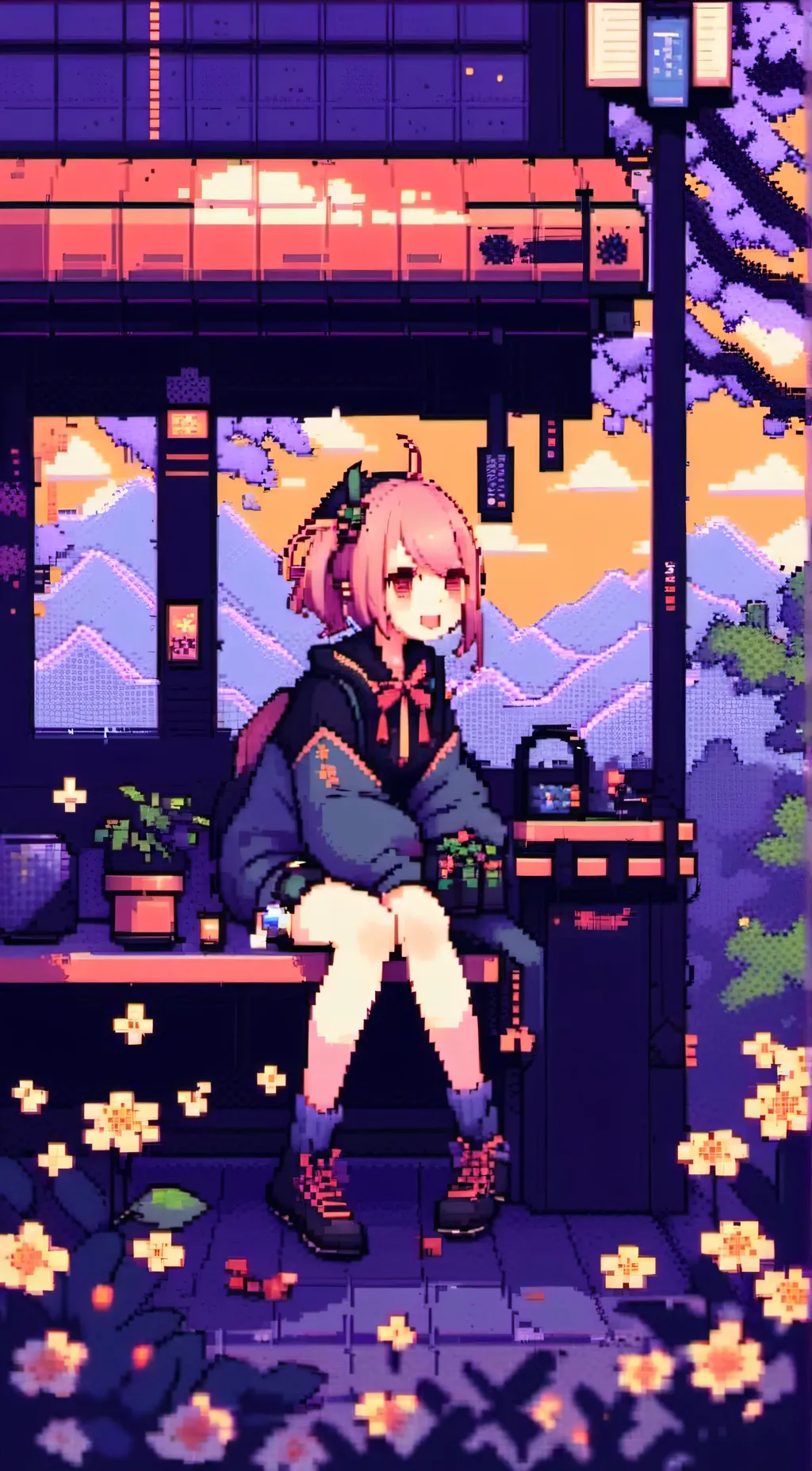 ai character: silly background