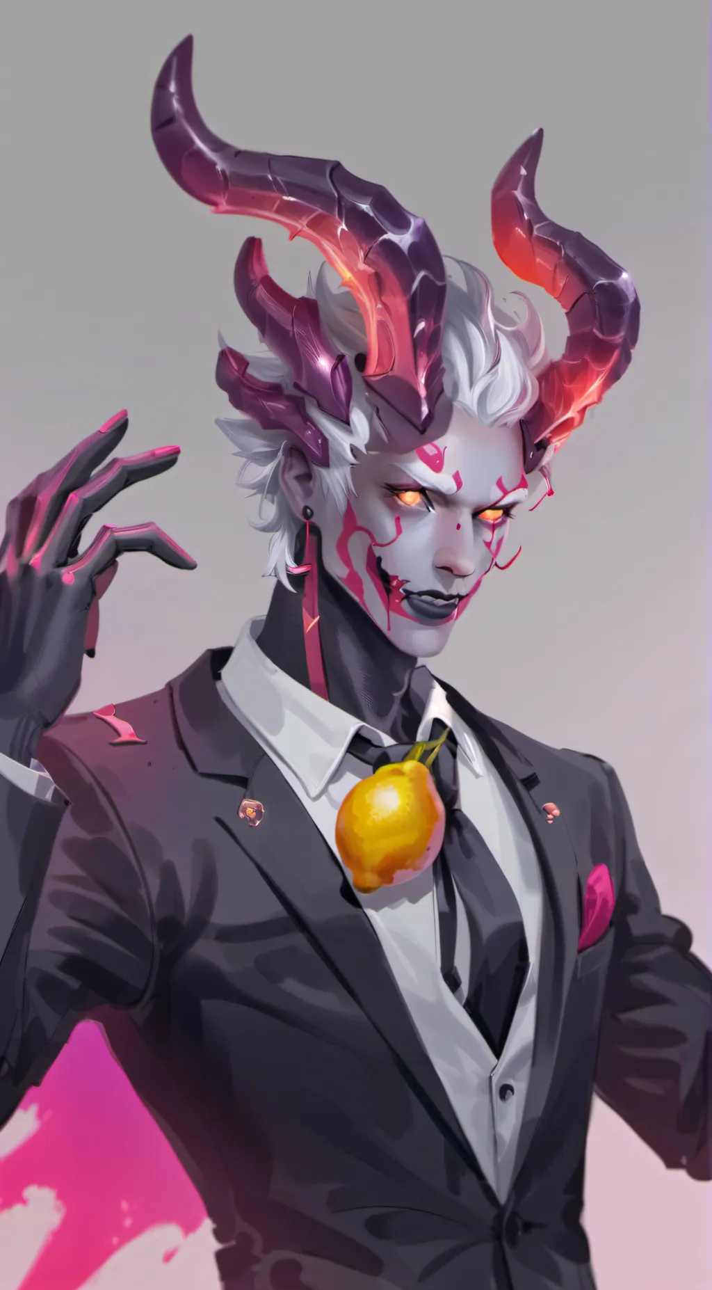 ai character: vensand~ background