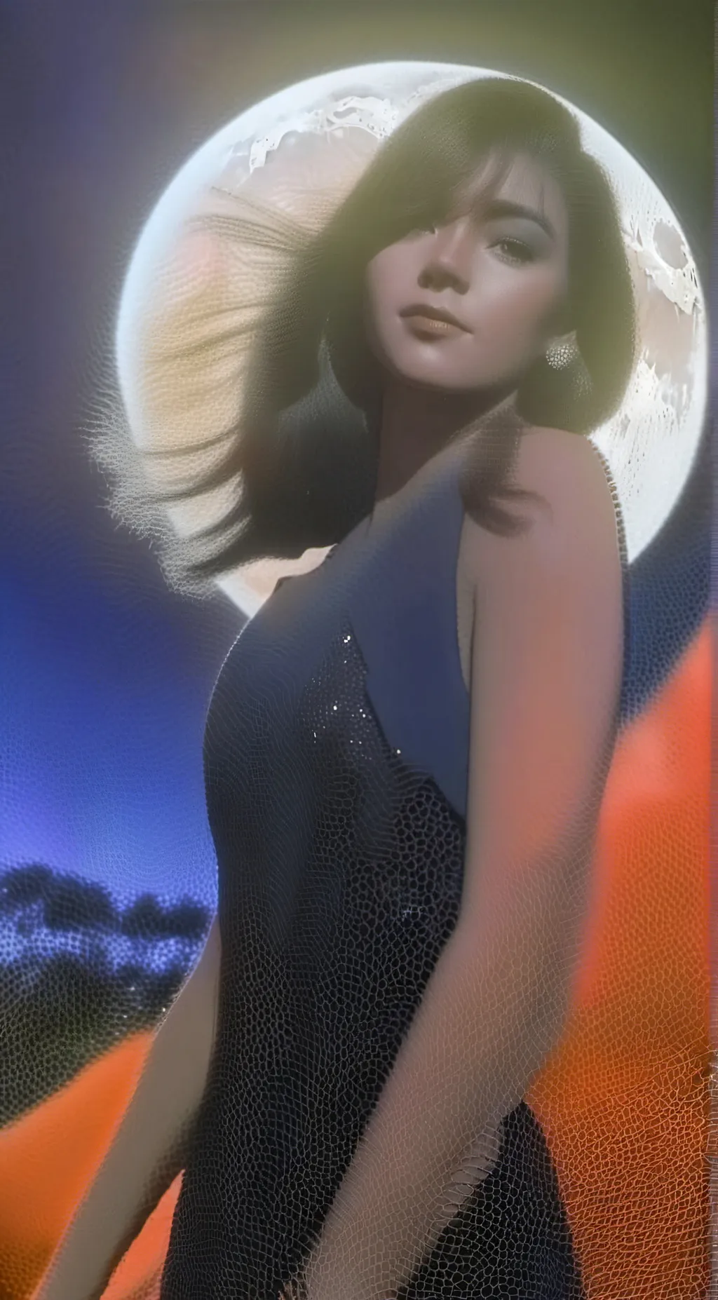 ai character: moonlight  background