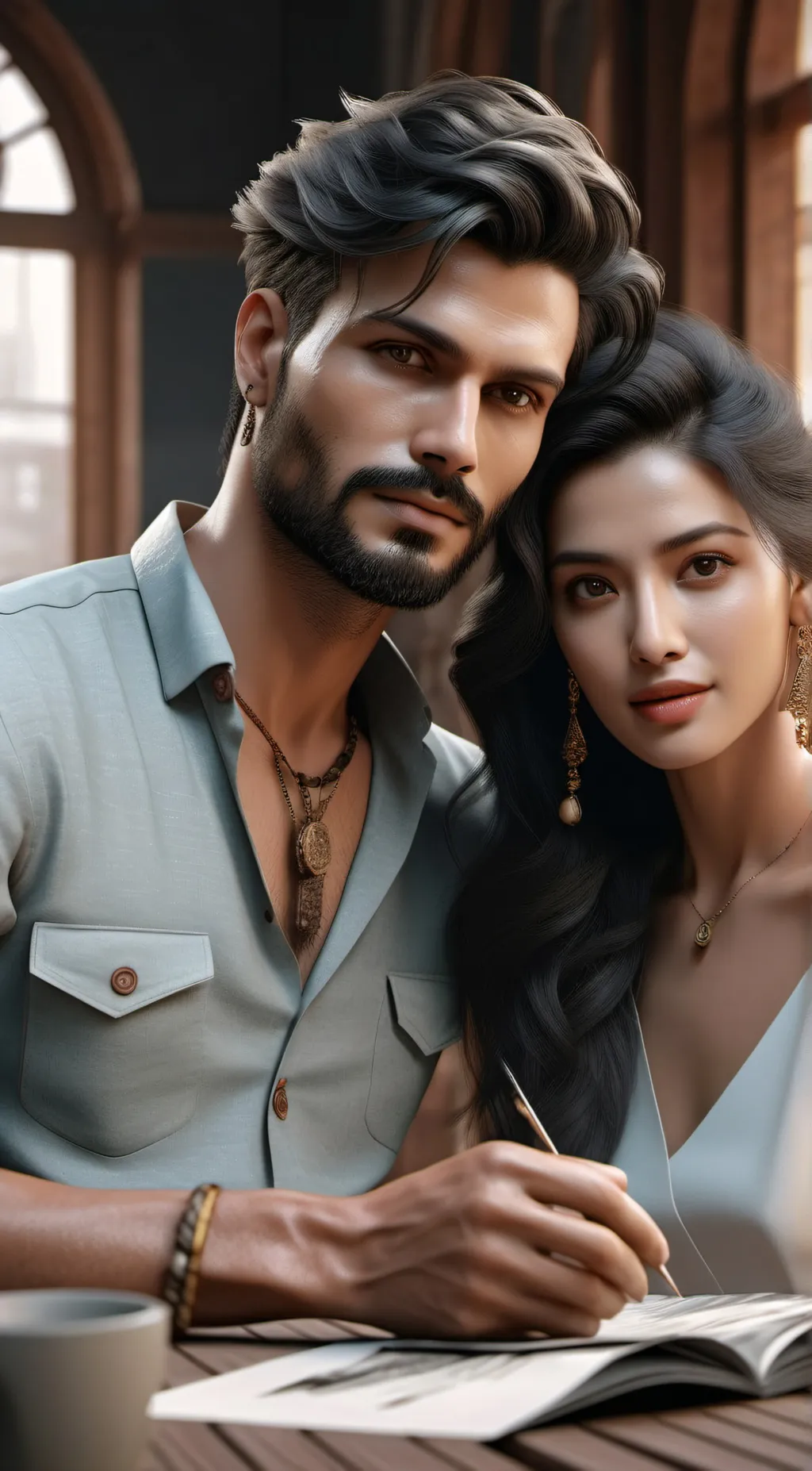 ai character: LILIAN  background