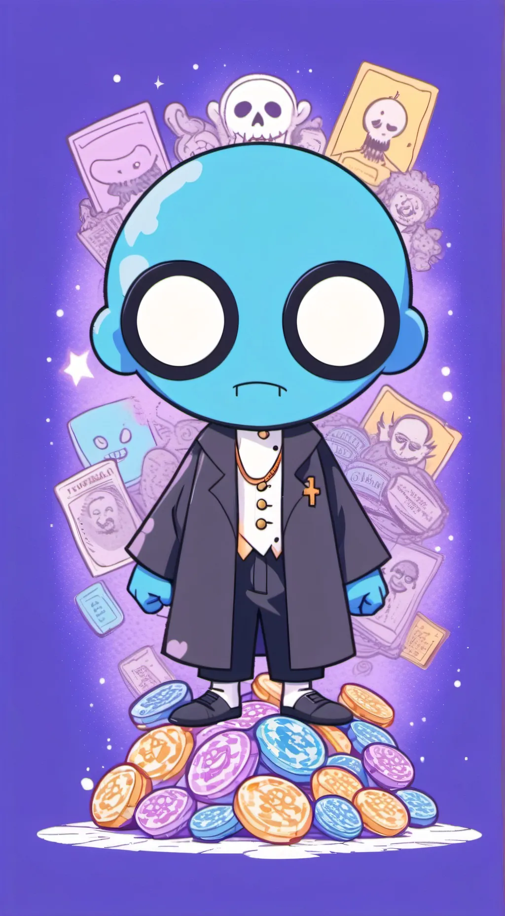 ai character: Pump background