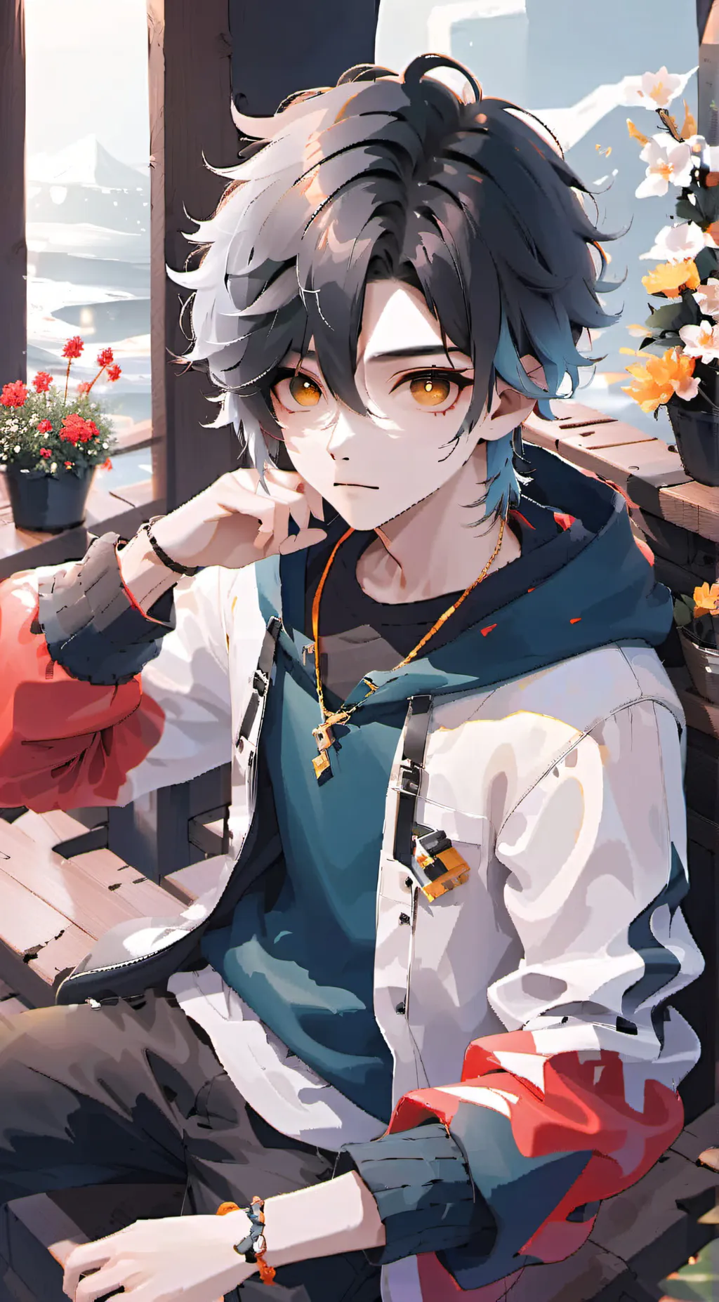 ai character: wally  background