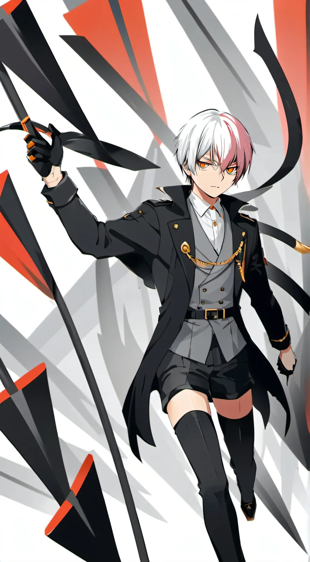 ai character: Shoto Todoroki background