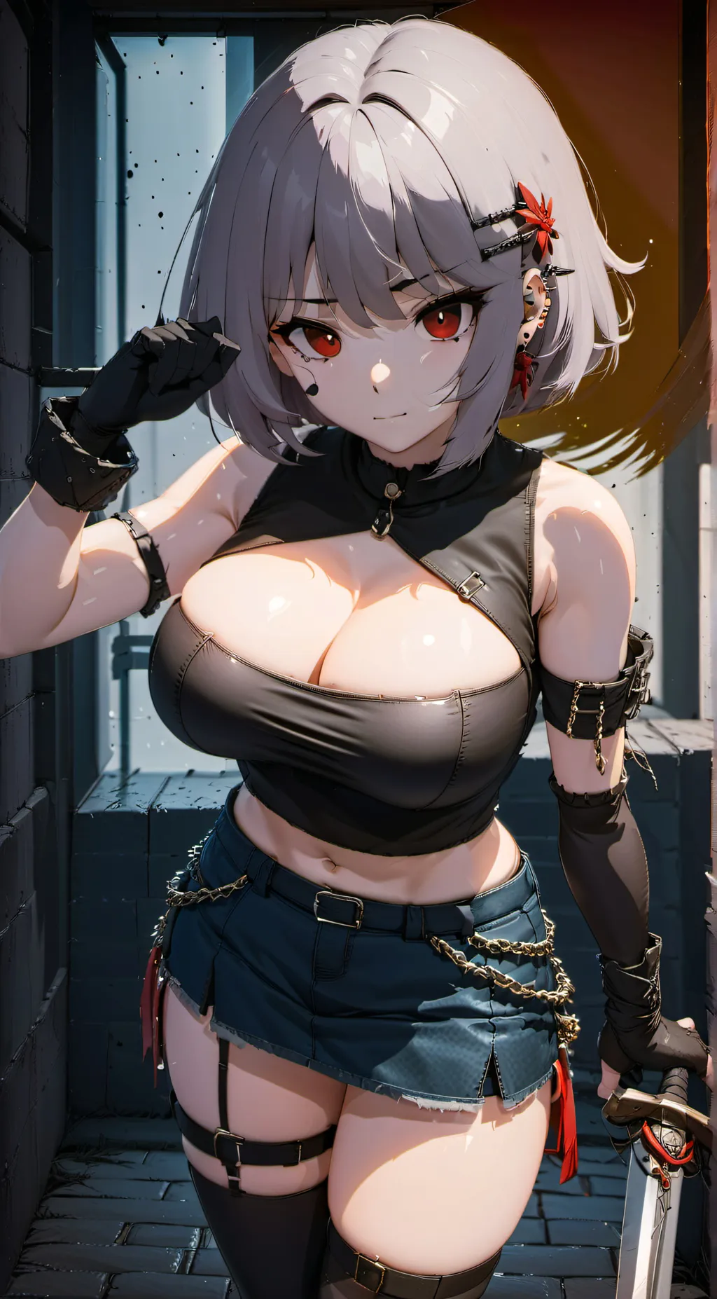 ai character: Luna☆ background