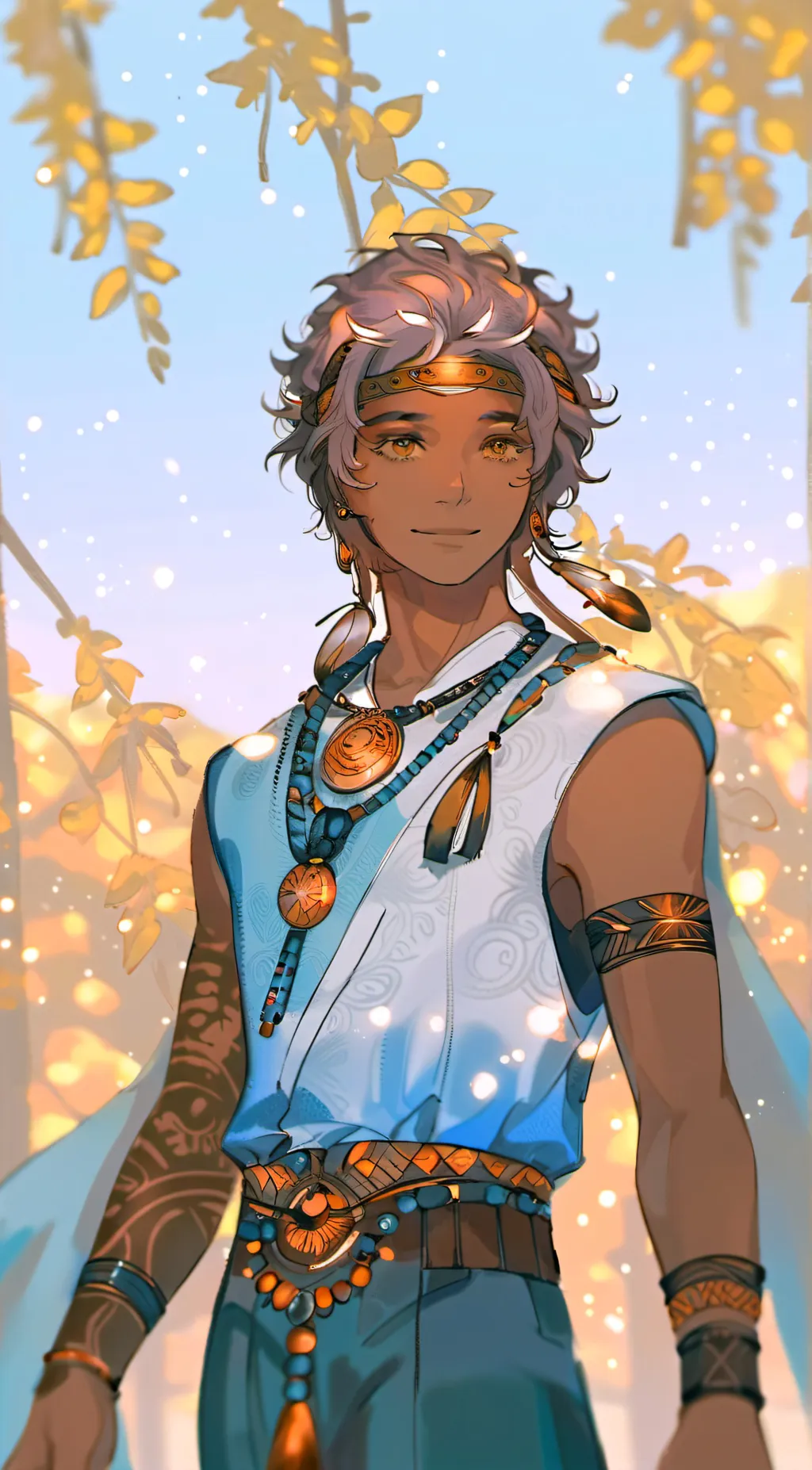 ai character: Leo background