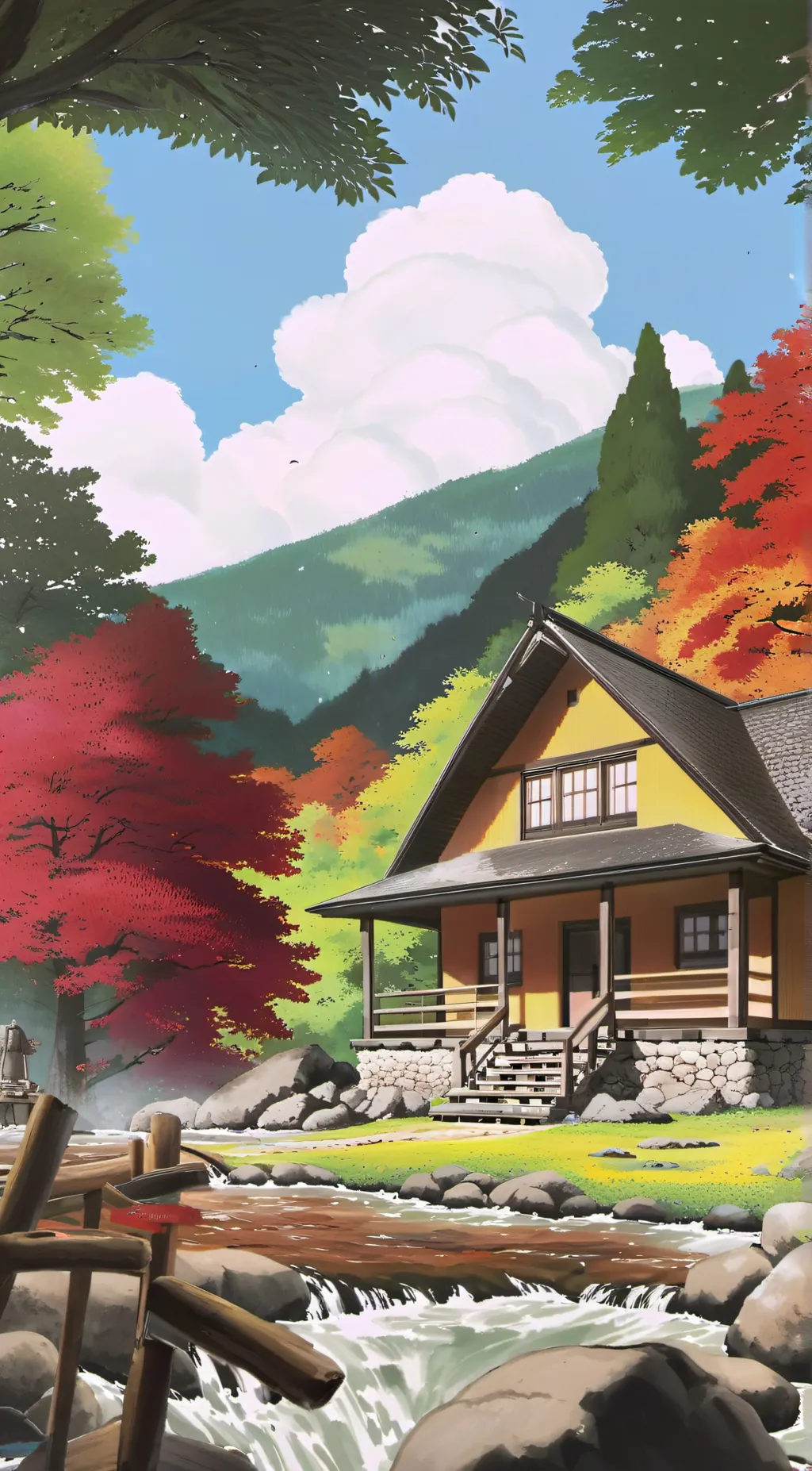 ai character: yuji x nobara background