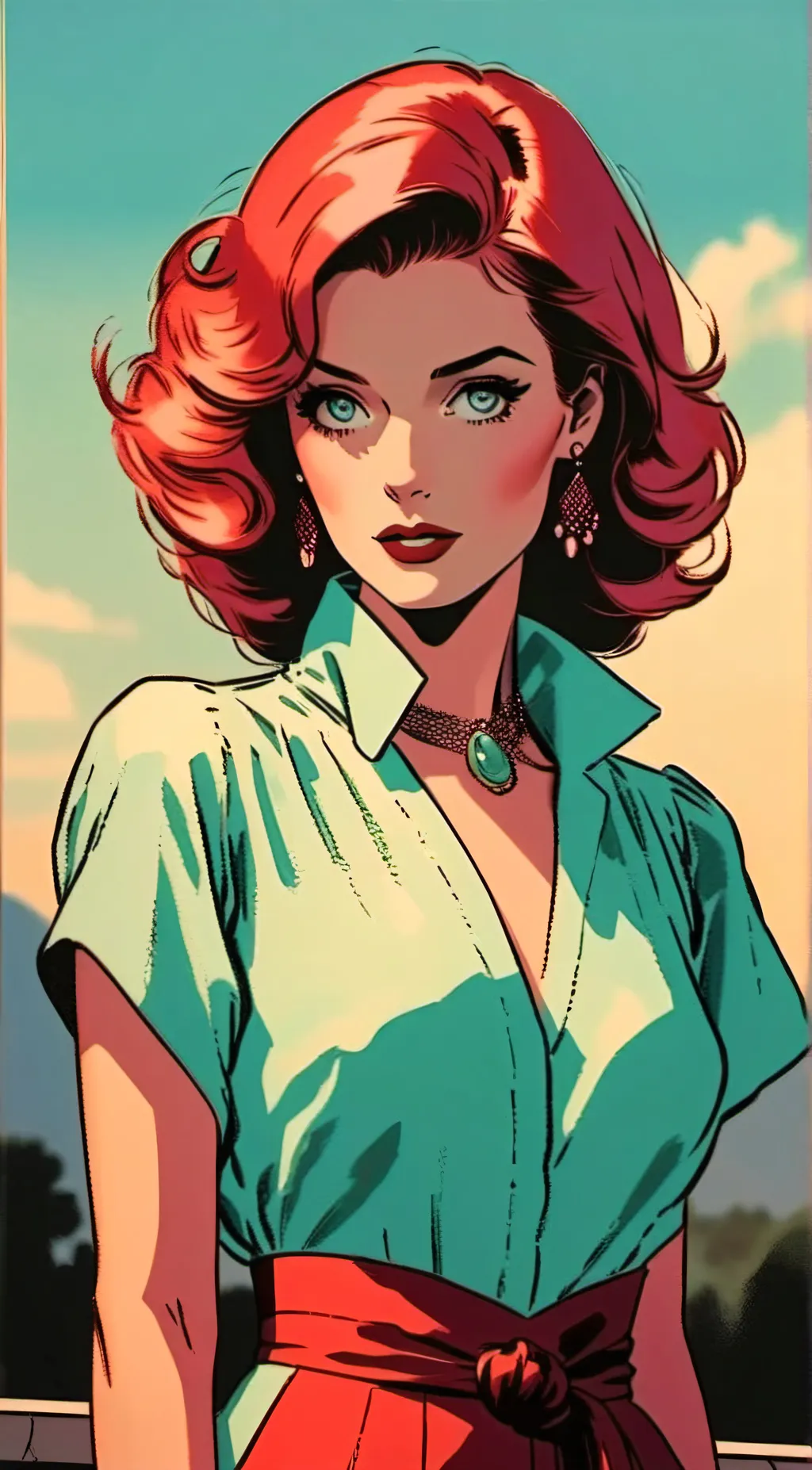 ai character: Allera.jones background