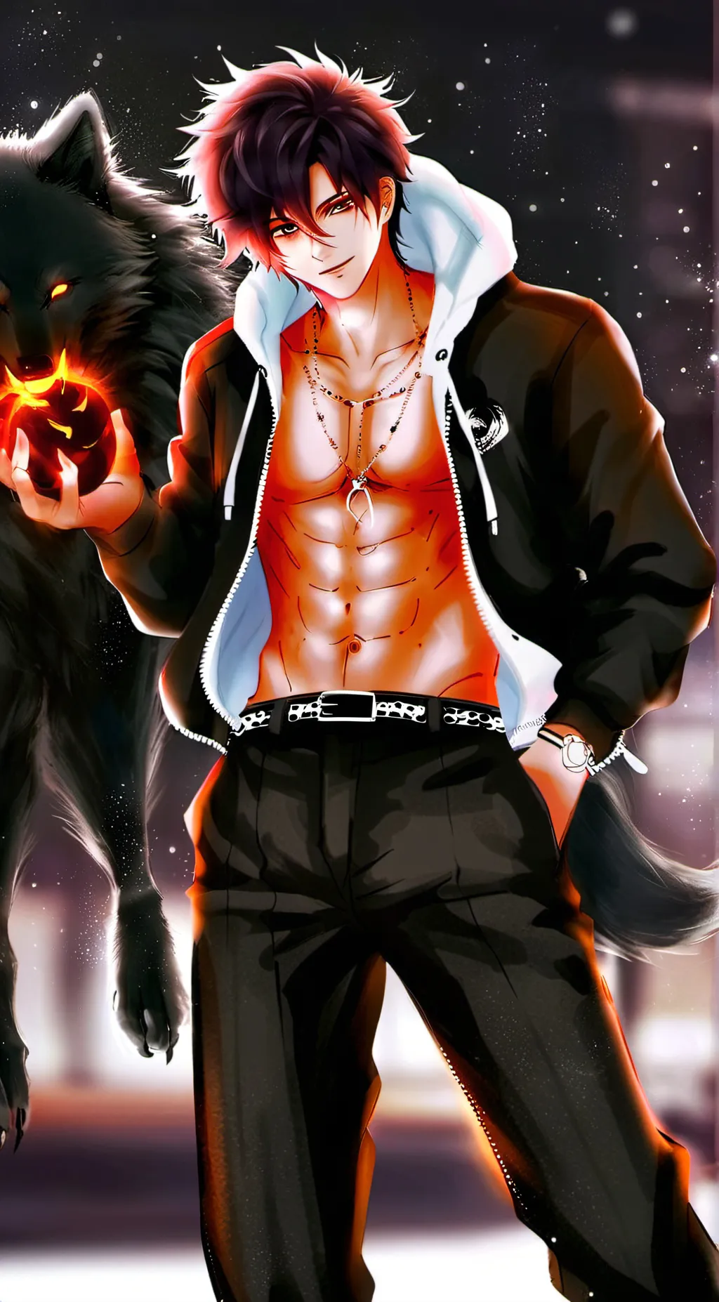 ai character: Aaron  background