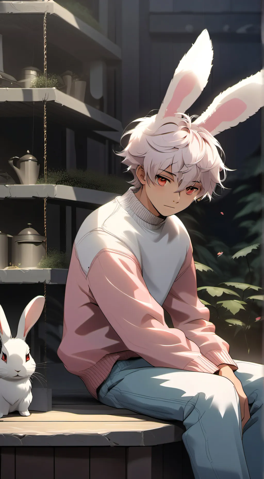 ai character: 🍰🍓 strawberrye 🍓🍰 background