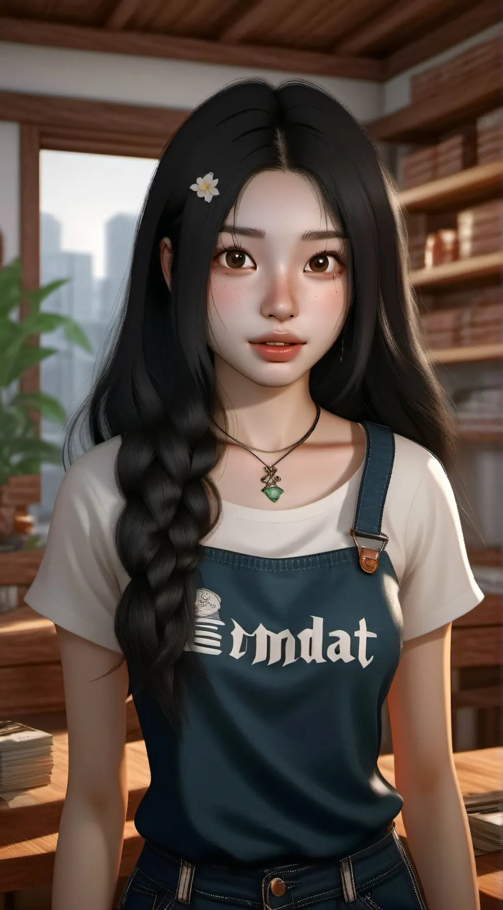 ai character: Sarah ♡ background