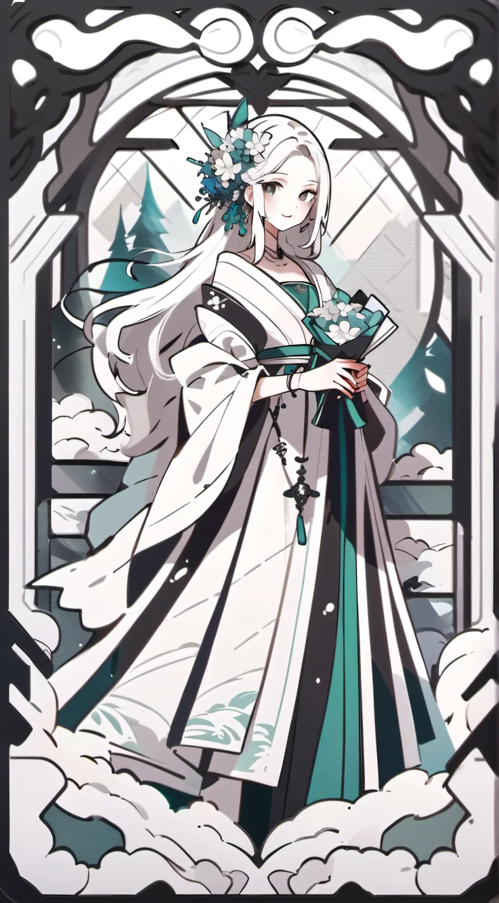 ai character: the leader of the  background