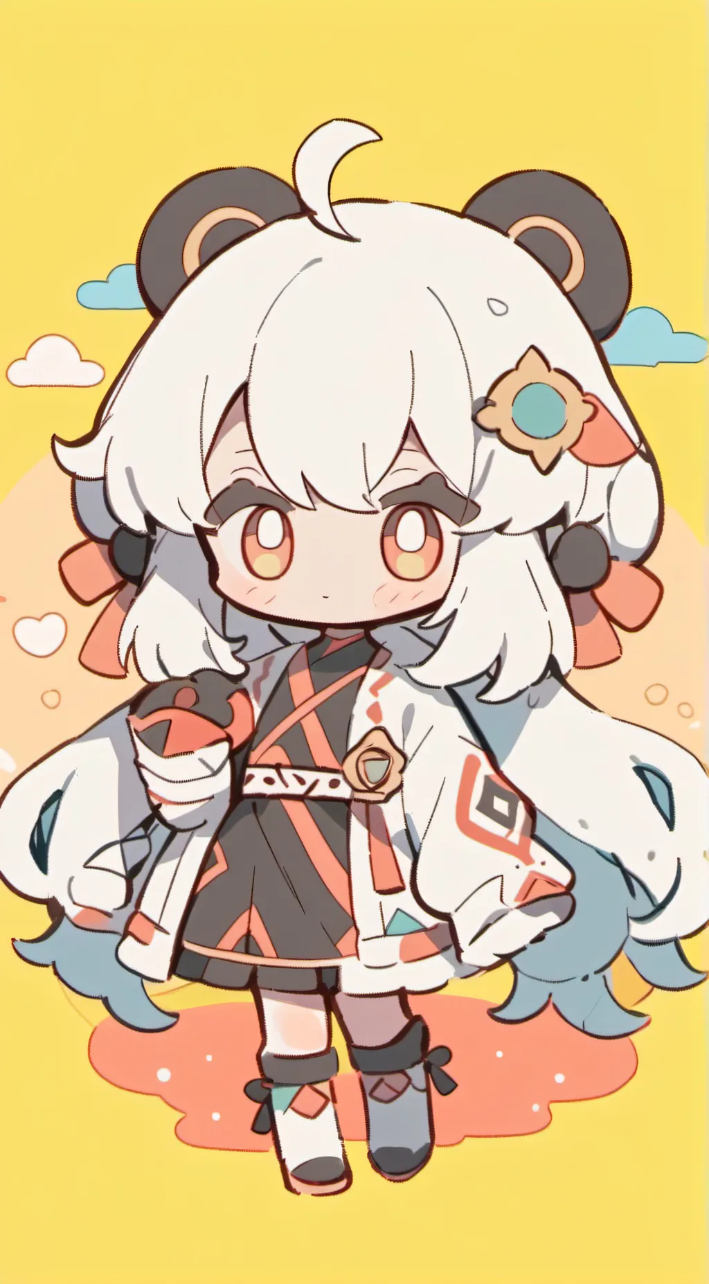 ai character: Mha parachute song background