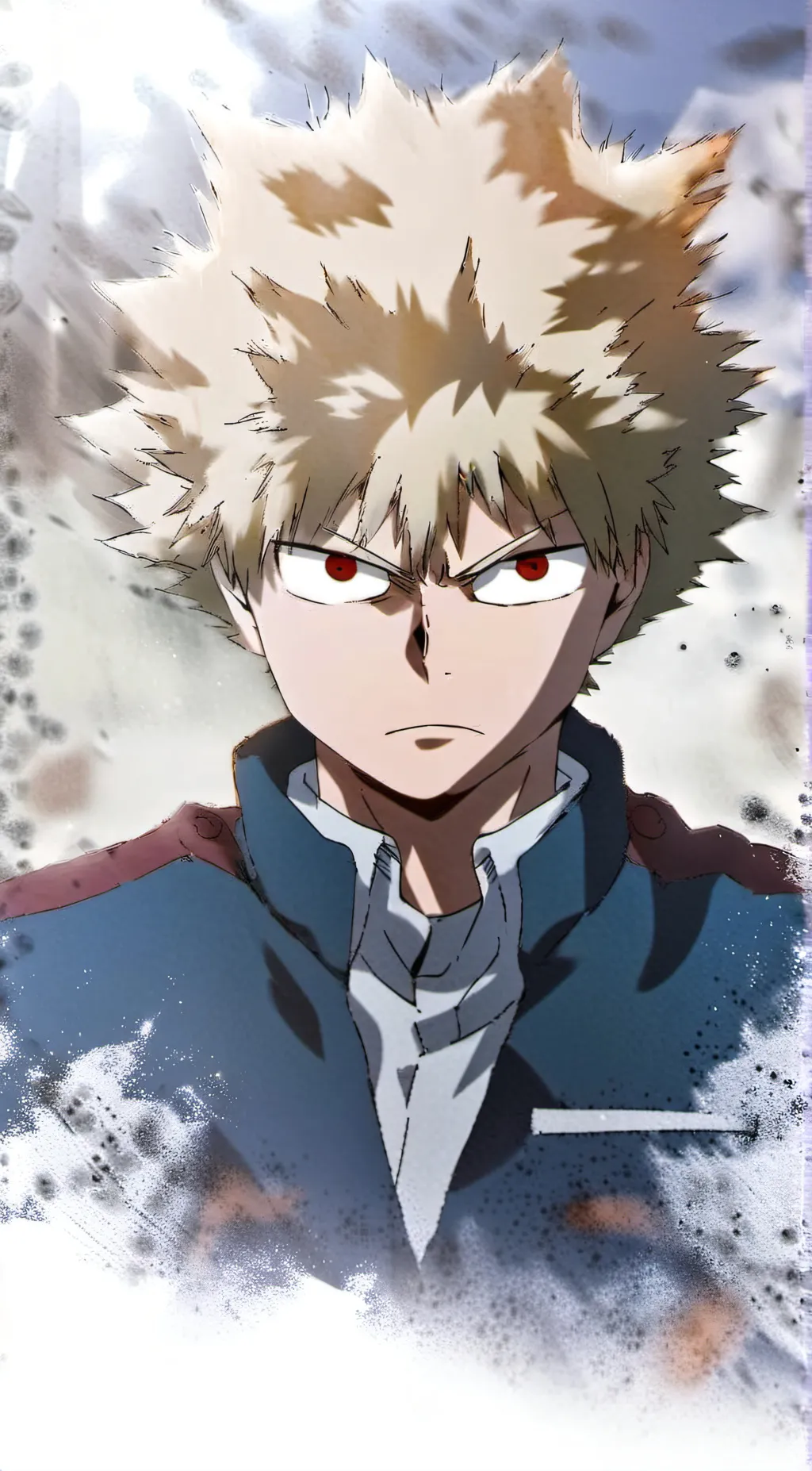 ai character: katsuki bakugo background