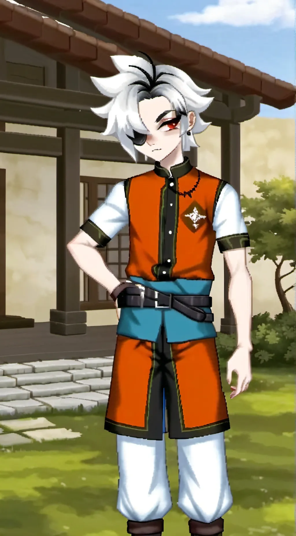 ai character: DEMON SLAYERS background