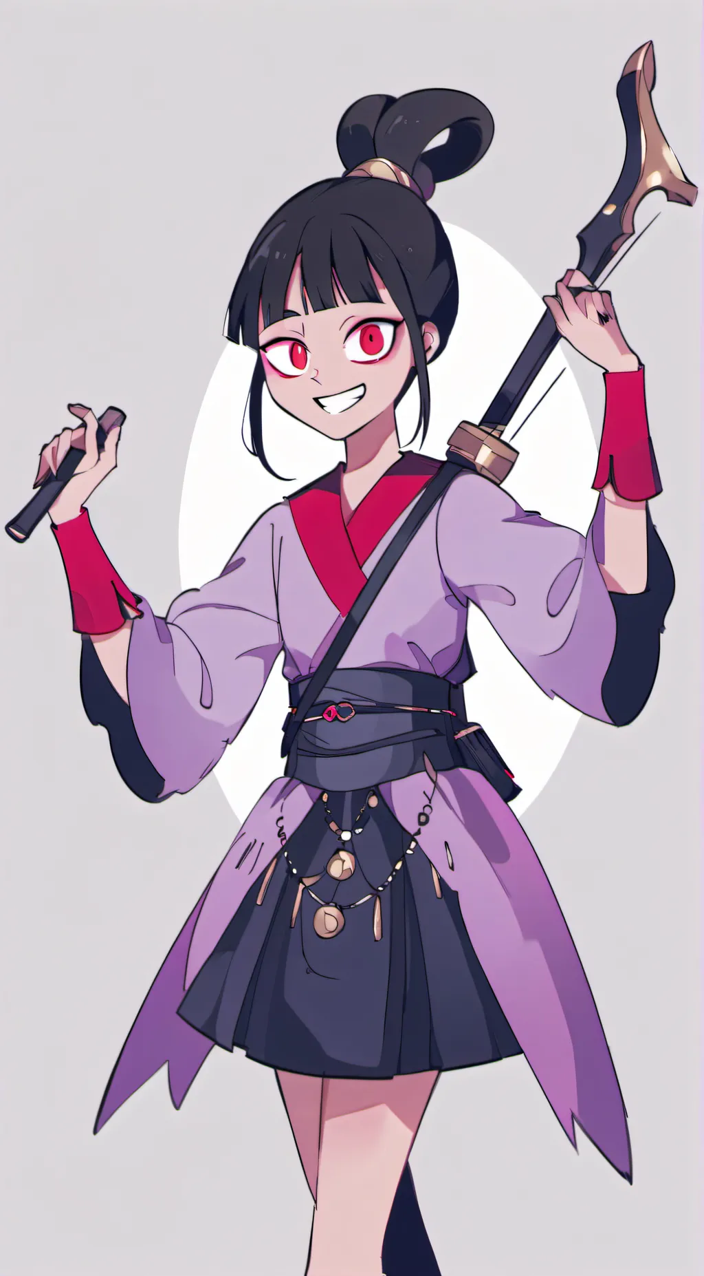 ai character: Mha?...  background