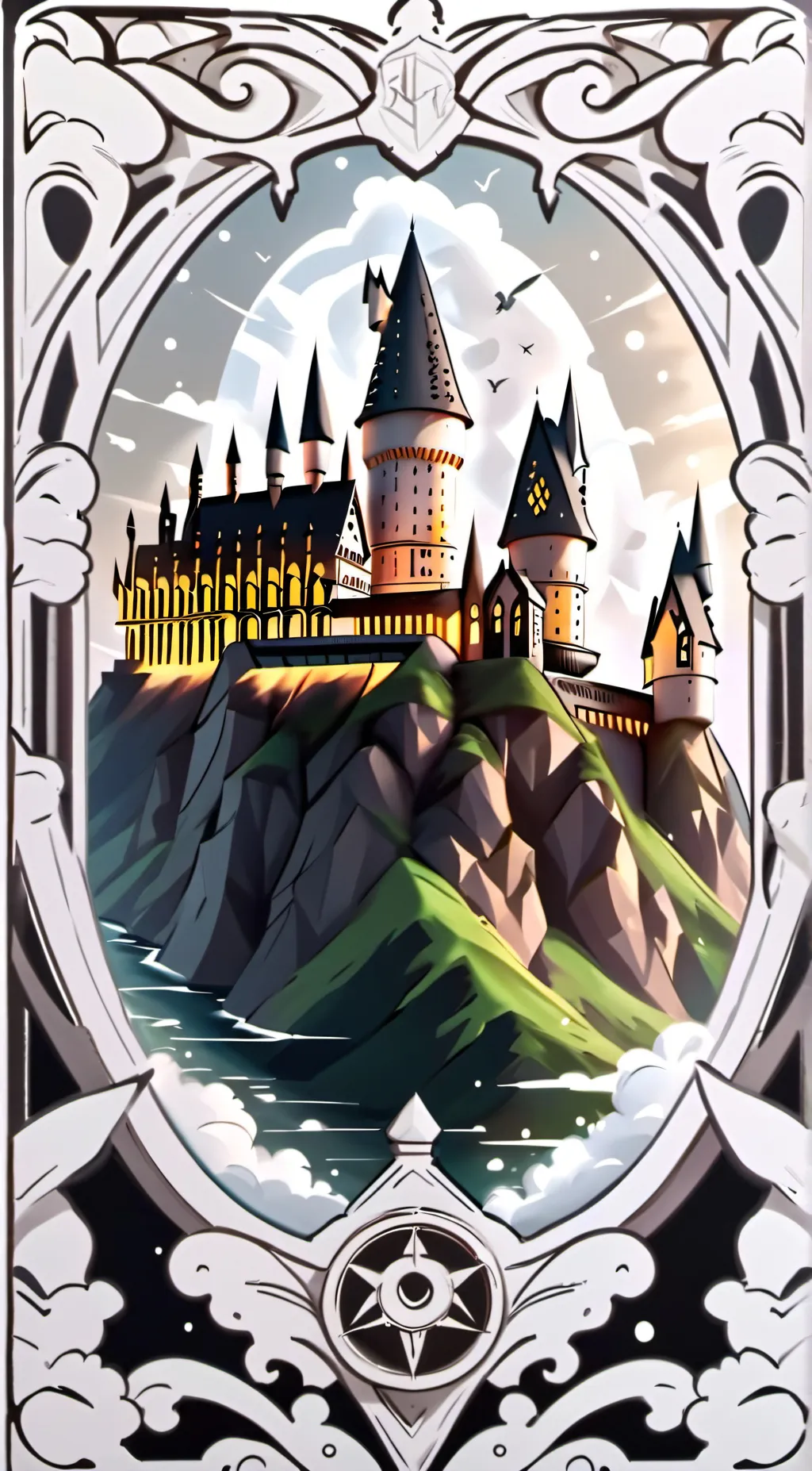 ai character: Hogwarts background