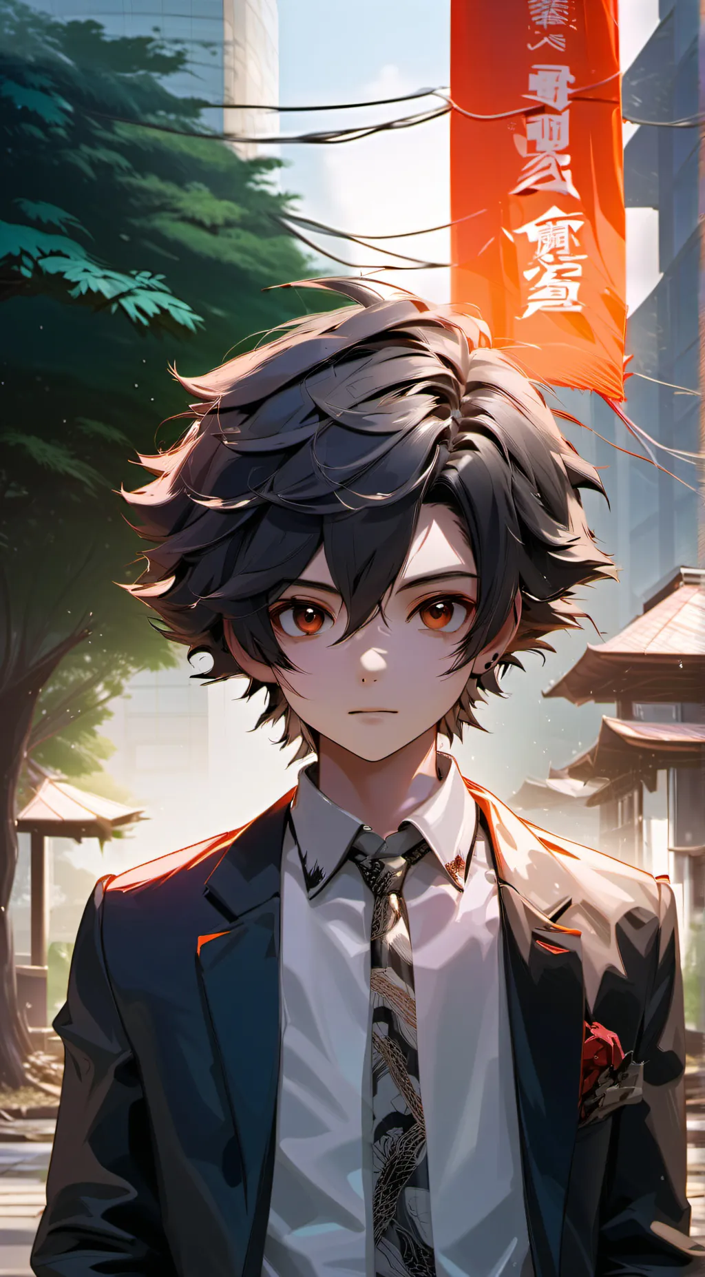 ai character: Mha background