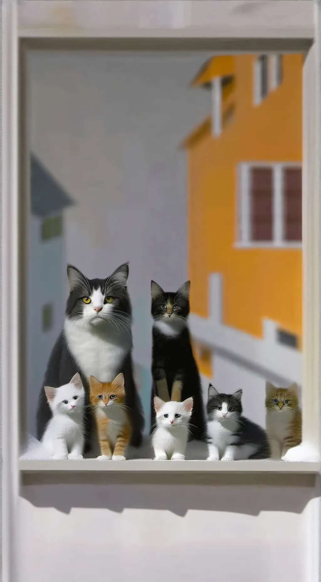 ai character: kittiens background