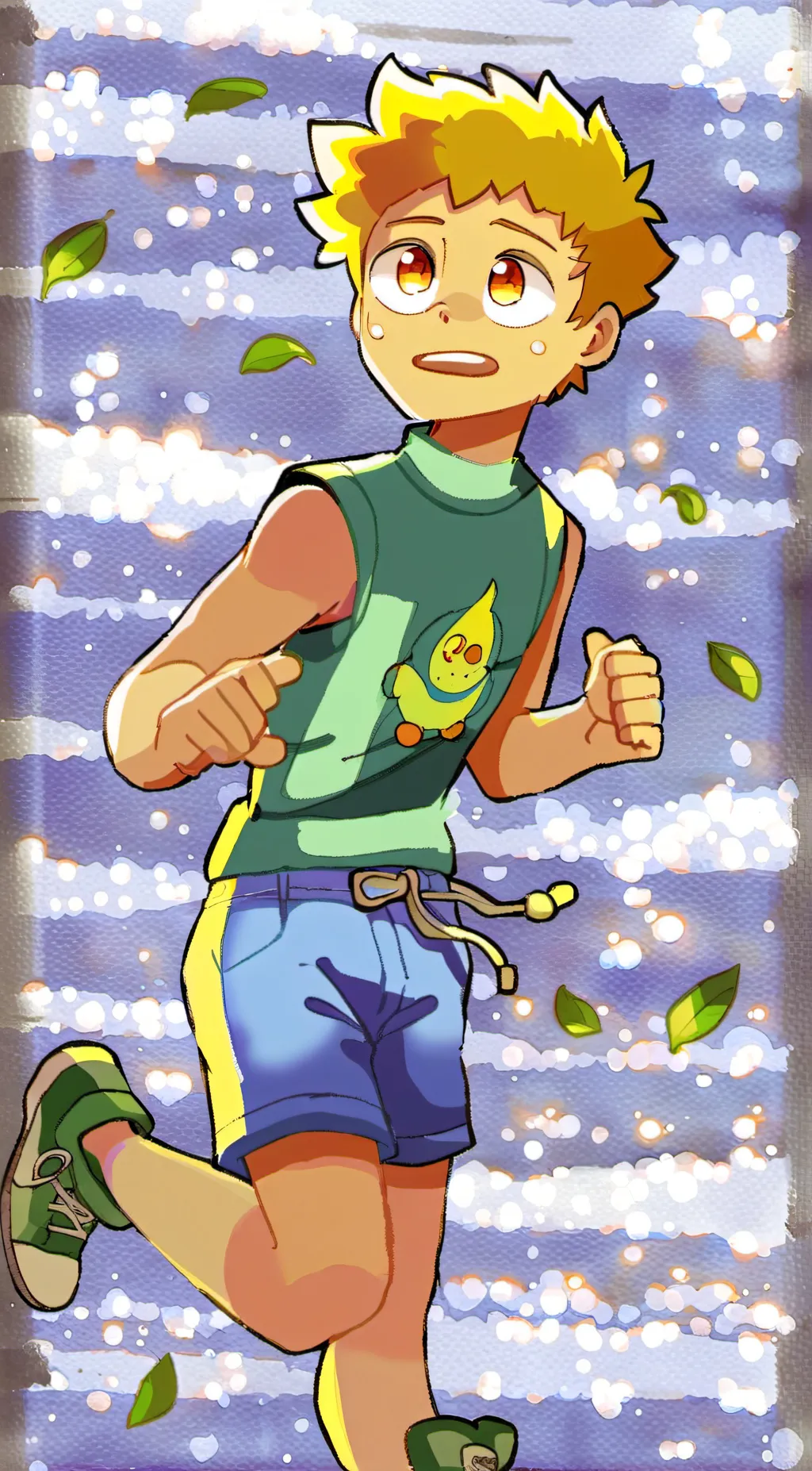 ai character: firey :3 background