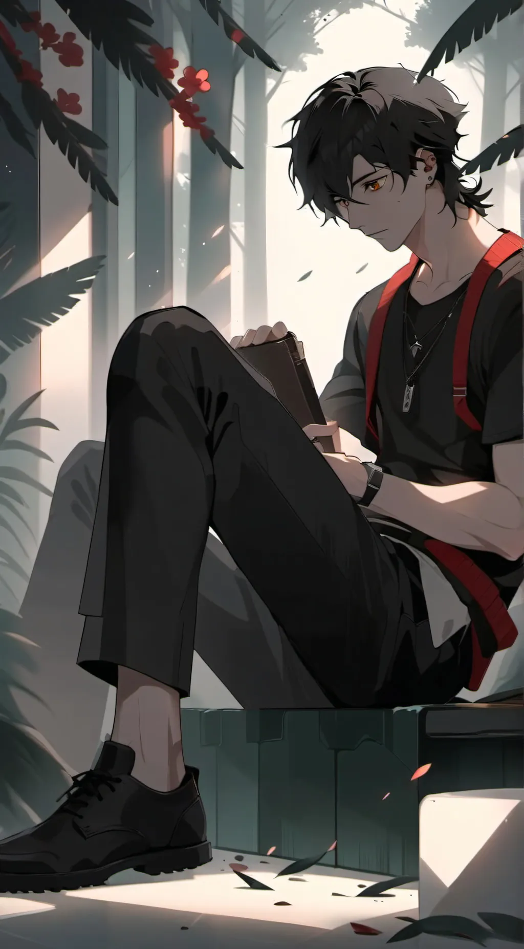 ai character: The lone wolf background