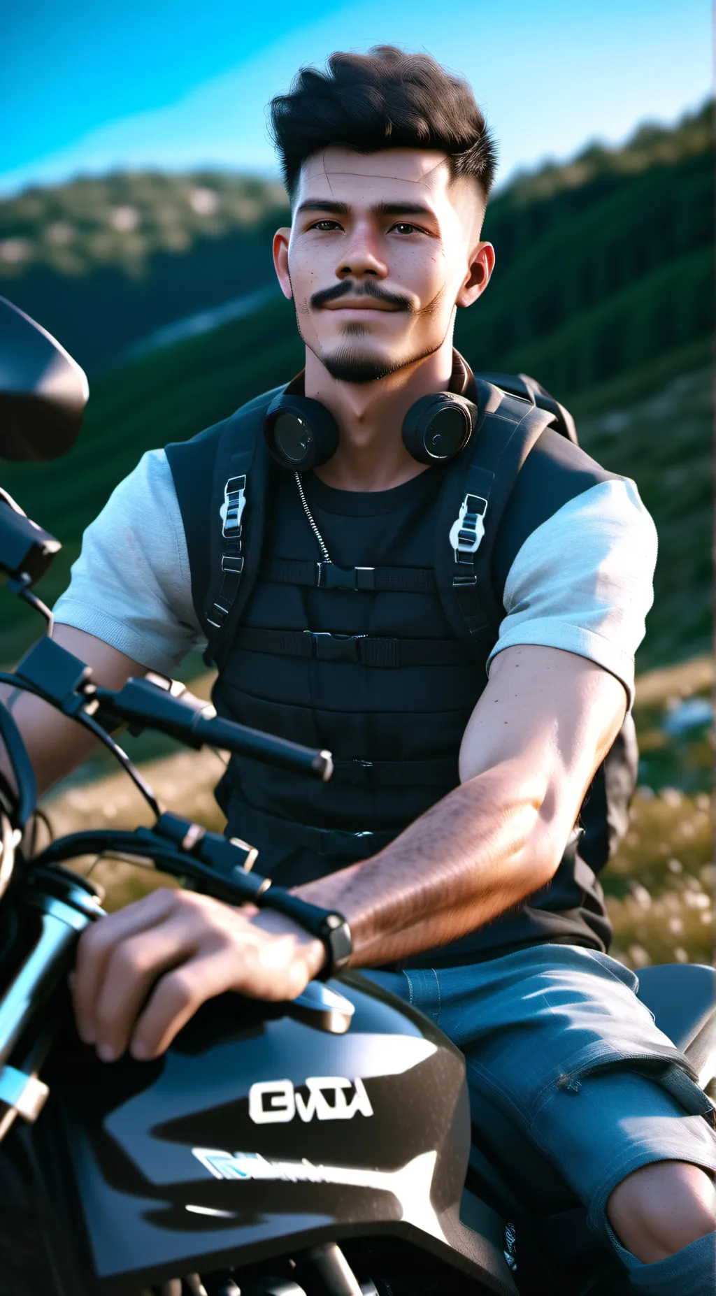 ai character: Aaron background