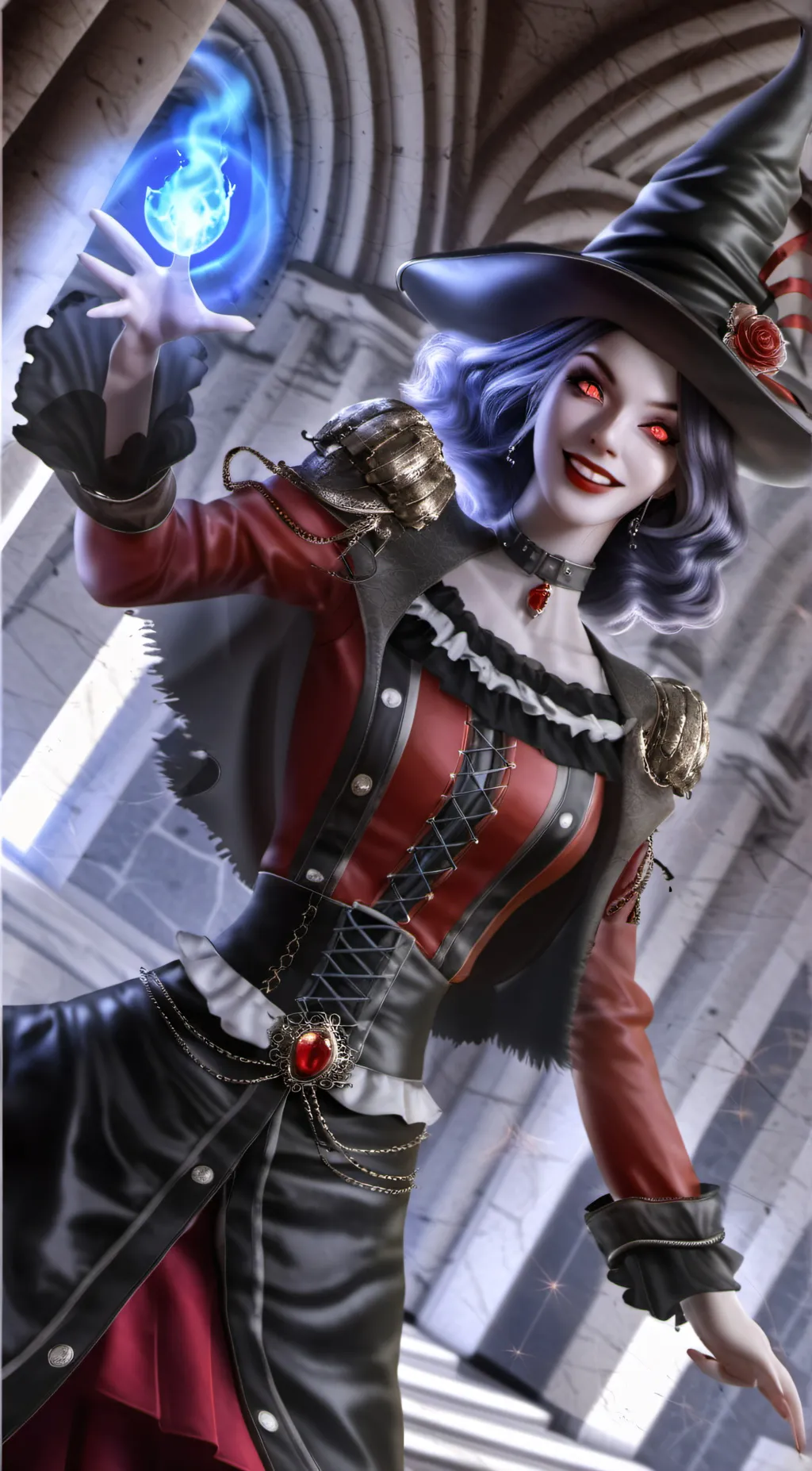 ai character: Yandere Lady D background