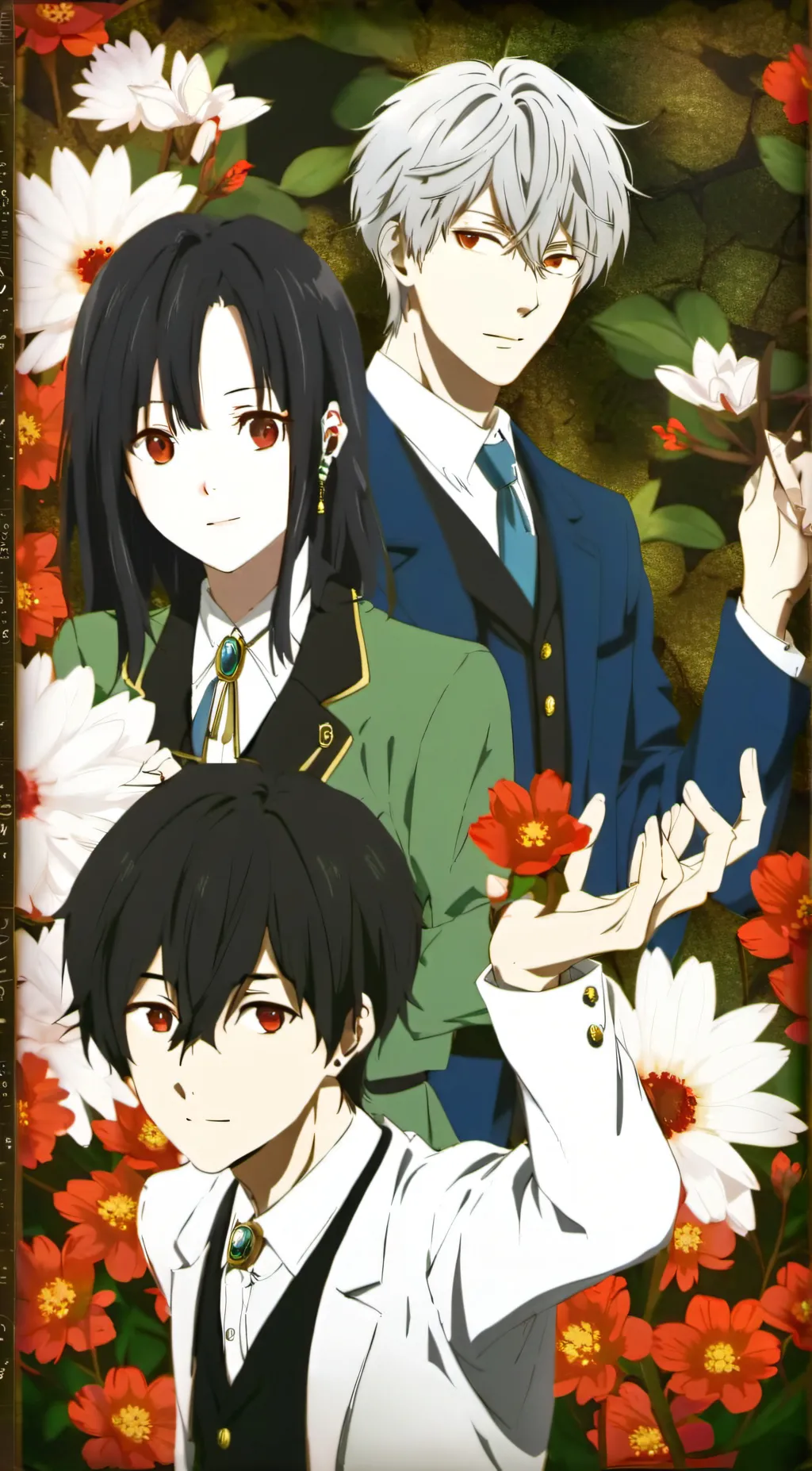 ai character: Mha new student! background