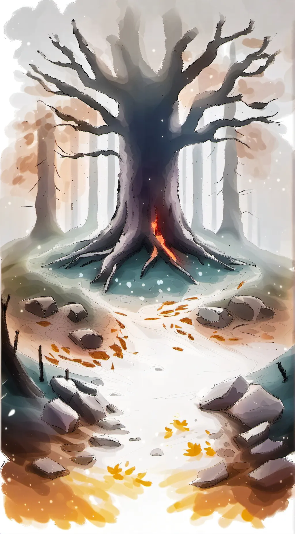 ai character: slenderverse  background