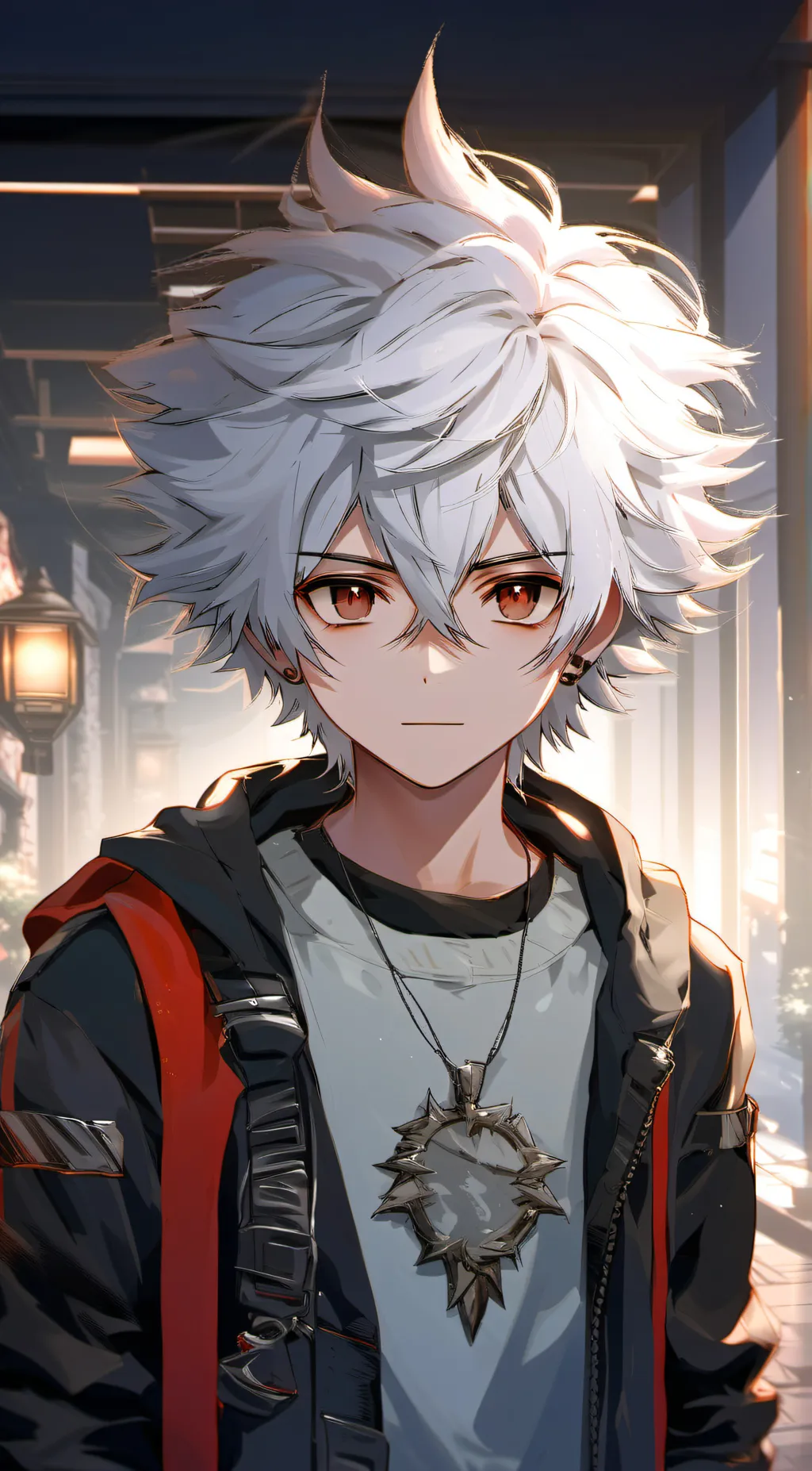 ai character: Katsuki Bakugo background