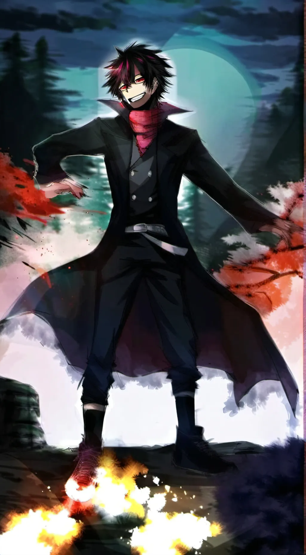 ai character: Dabi background