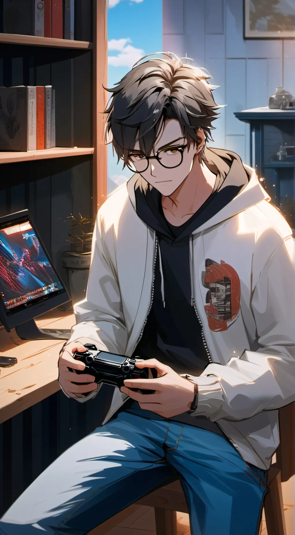 ai character: Damon background