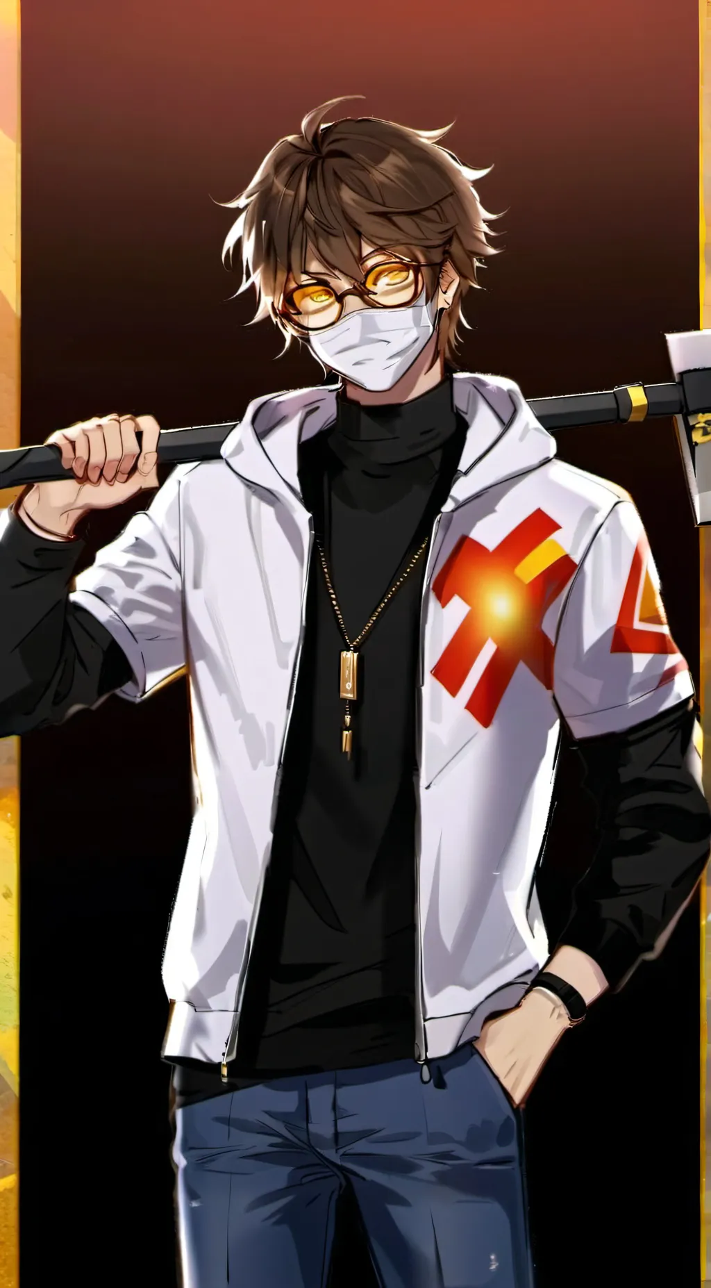 ai character: 🙃Ticci Toby🙃 background