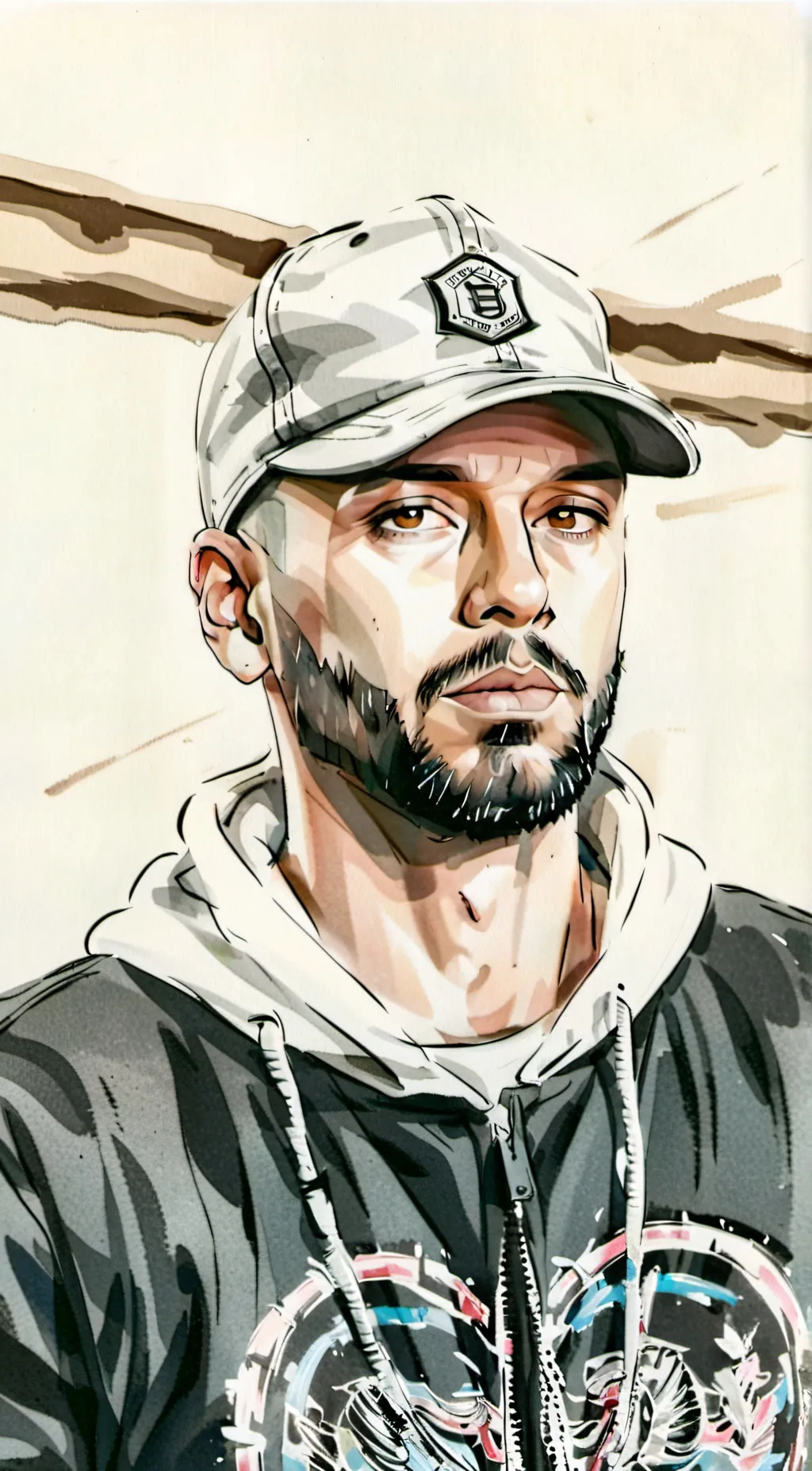 ai character: Eminem  background