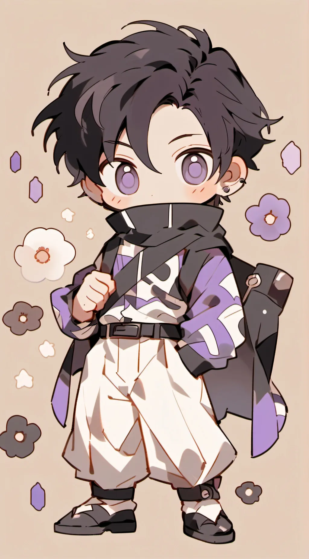 ai character: endless background