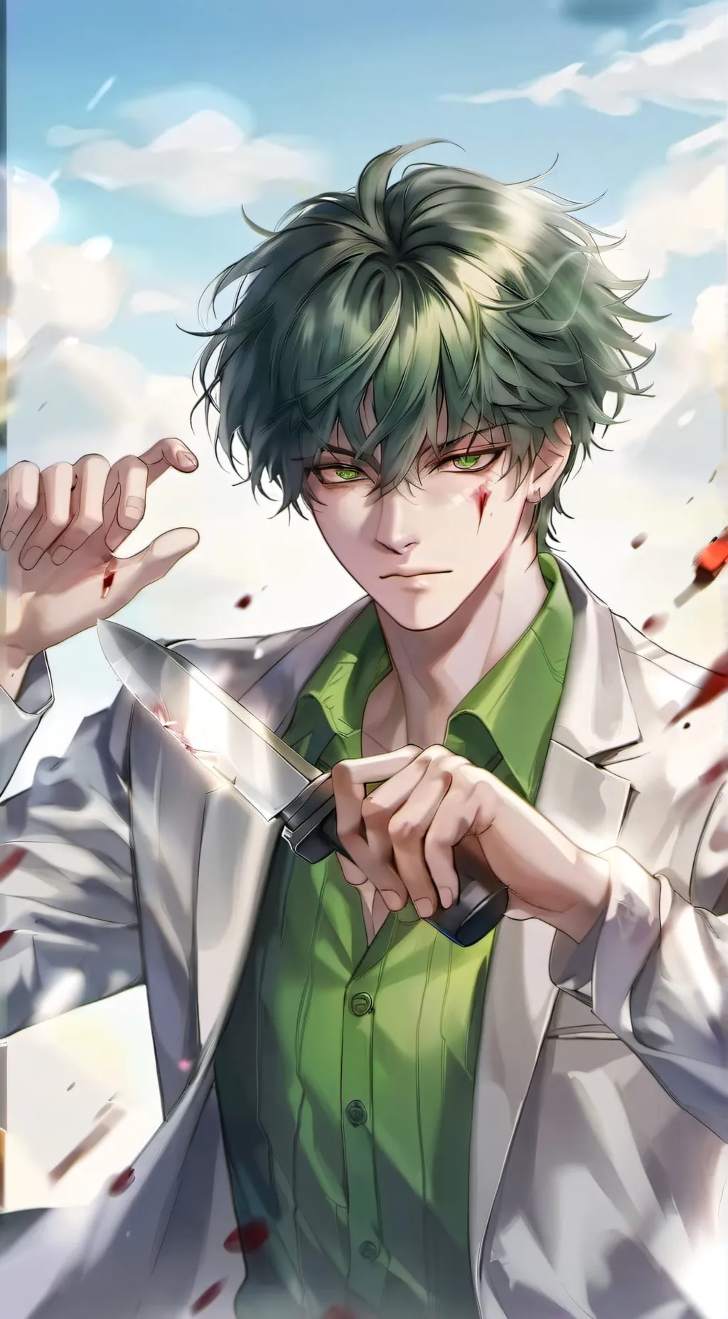 ai character: Yandere Deku background