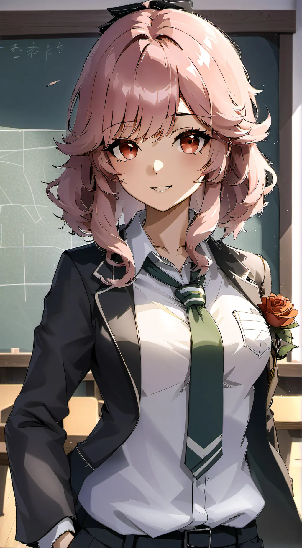 ai character: Shizuka Mikasa  background