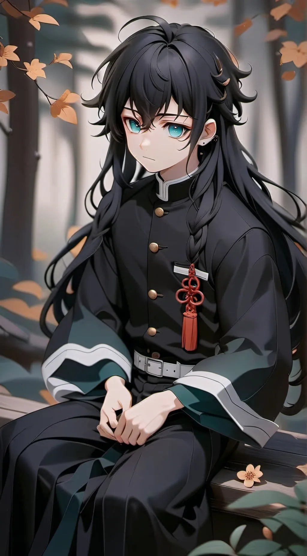 ai character: Muichiro Training background