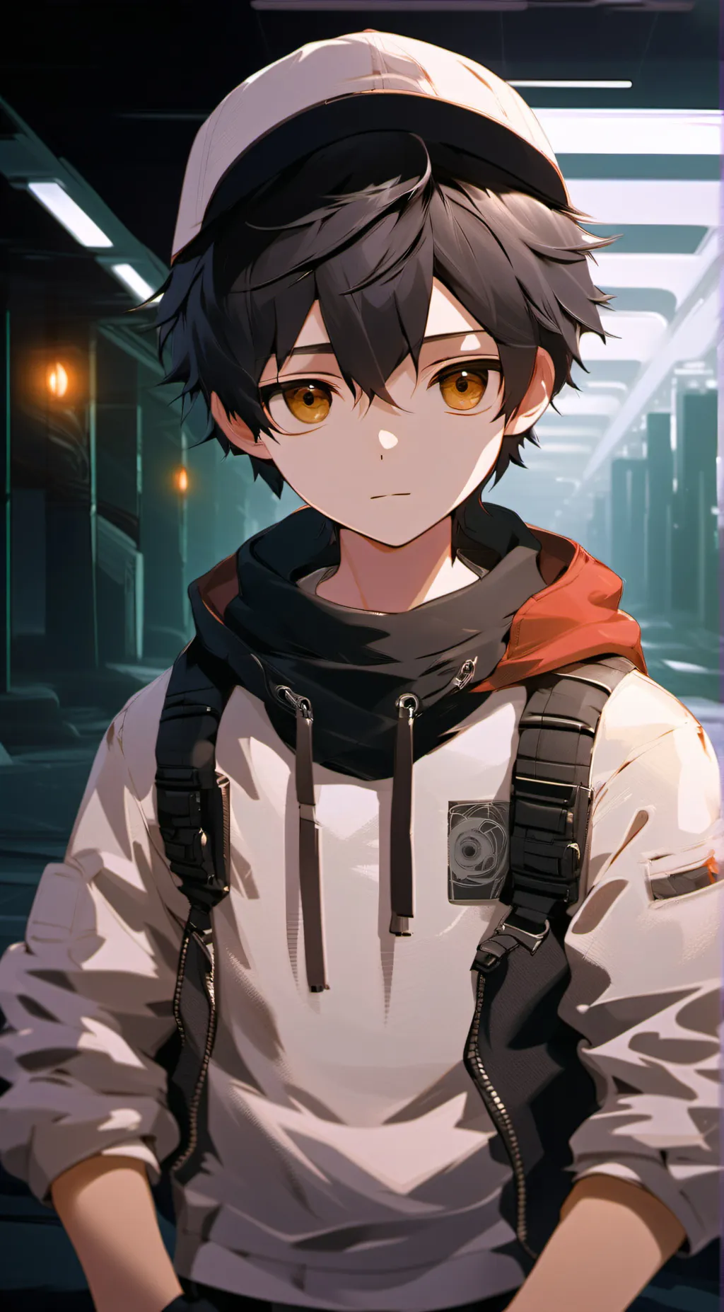 ai character: Experiment 3007 background