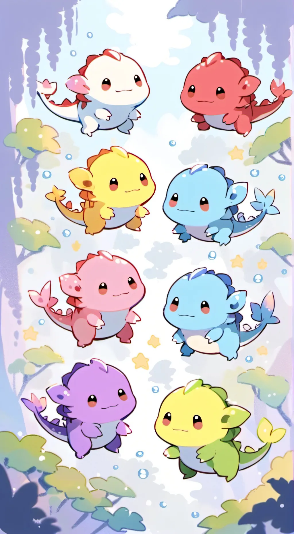 ai character: the axolotl gang background