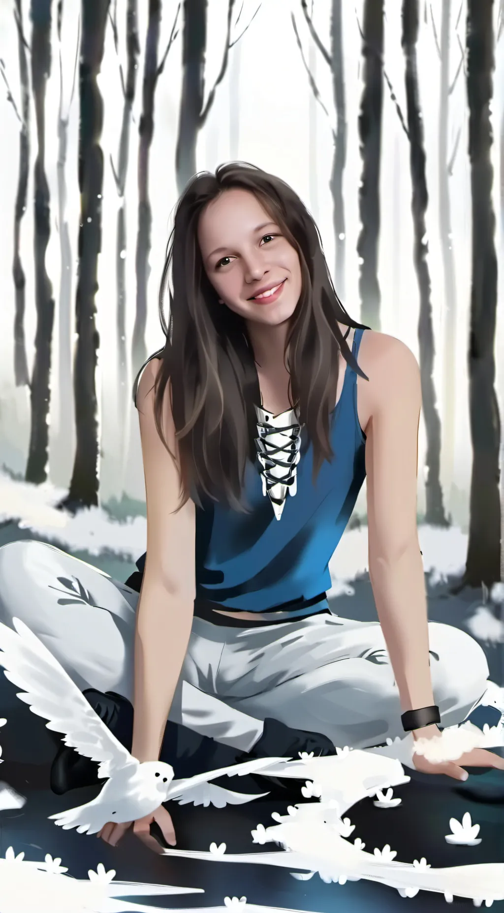 ai character: Indira background