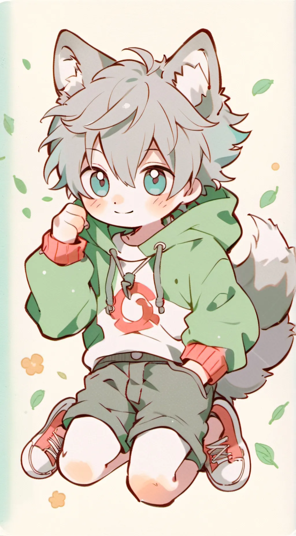 ai character: Calcite background