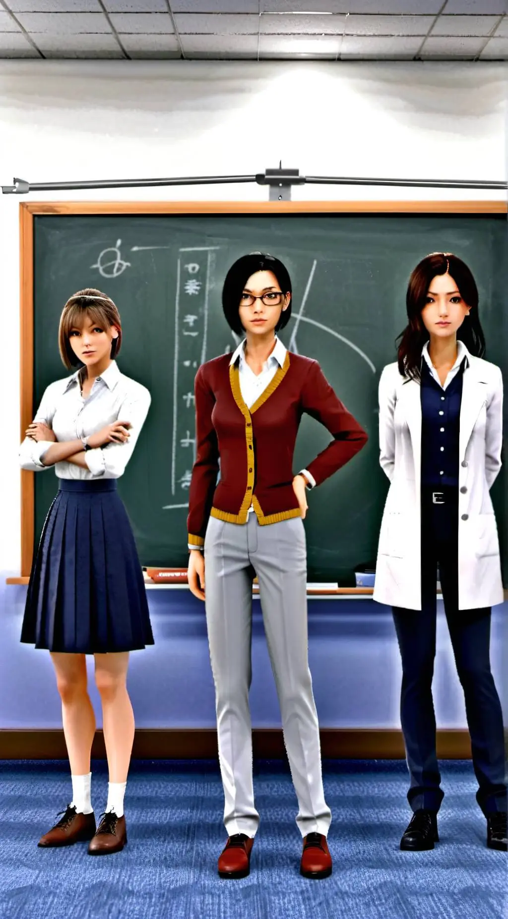 ai character: the three teachers background