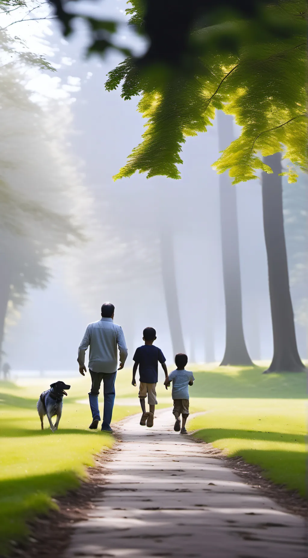 ai character: grass background